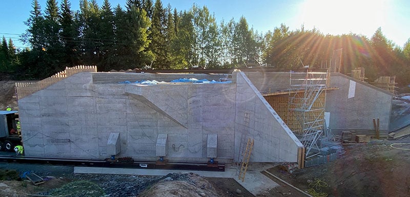 Lansering av plattrambro