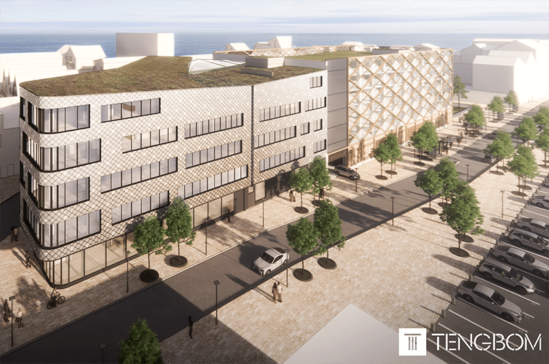 Kattvikskajen illustration arkitektkontoret Tengbom