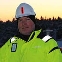 Peter Larson, säljare på Layher