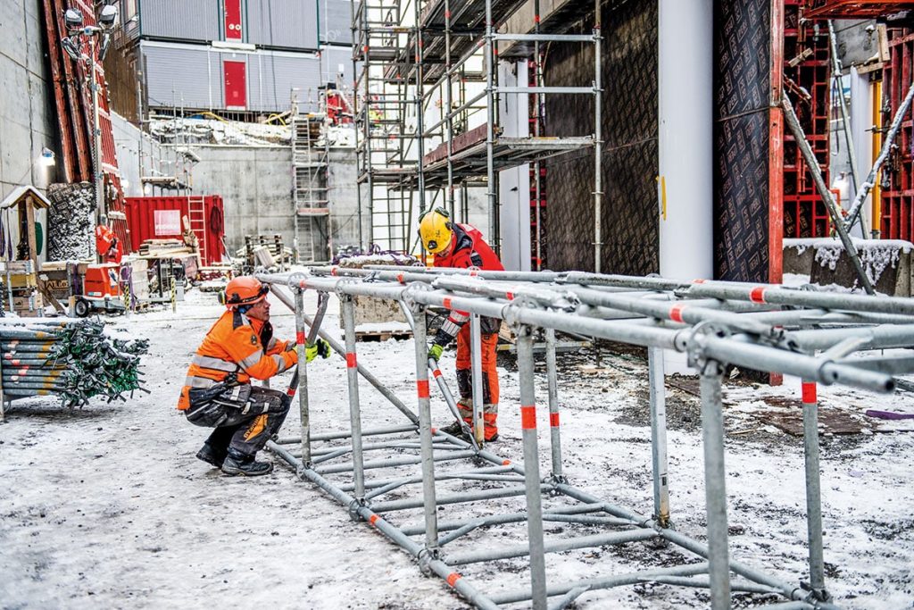 Layher TG 60, säkert montage